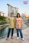 Ossm Style 198 Cotton Printed Casual Ladies Short Top Collection
